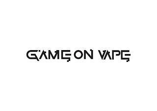 GAME ON VAPE logo