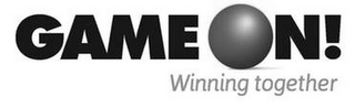 GAME ON! WINNING TOGETHER logo