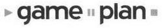 GAME PLAN logo