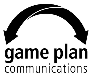 GAME PLAN COMMUNICATIONS logo