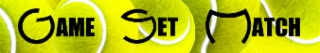 GAME SET MATCH logo