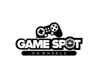 GAME SPOT ON WHEELS logo