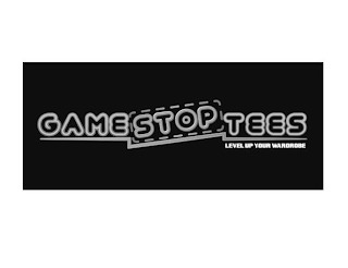 GAME STOP TEES LEVEL UP YOUR WARDROBE logo