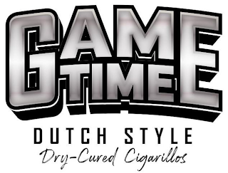 GAME TIME DUTCH STYLE DRY-CURED CIGARILLOS logo
