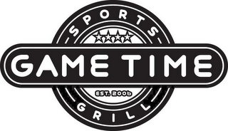 GAME TIME SPORTS GRILL EST. 2006 logo