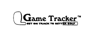 GAME TRACKER GET ON TRACK TO BETTER GOLF logo