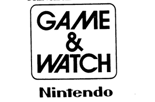 GAME & WATCH NINTENDO logo