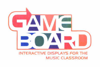 GAMEBOARD INTERACTIVE DISPLAYS FOR THE MUSIC CLASSROOM logo