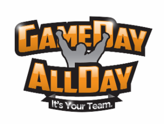 GAMEDAY ALLDAY  IT'S YOUR TEAM. logo