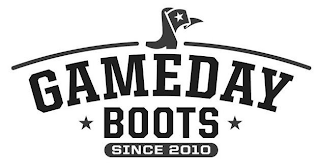 GAMEDAY BOOTS SINCE 2010 logo