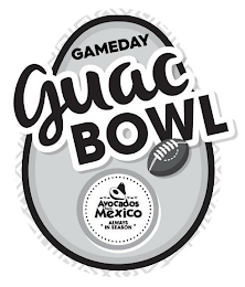 GAMEDAY GUAC BOWL AVOCADOS FROM MÉXICO ALWAYS IN SEASON logo