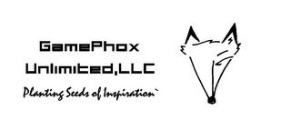 GAMEPHOX UNLIMITED, LLC PLANTING SEEDS OF INSPIRATION logo