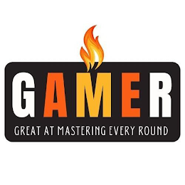 GAMER GREAT AT MASTERING EVERY ROUND logo