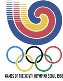 GAMES OF THE XXIVTH OLYMPIAD SEOUL 1988 logo