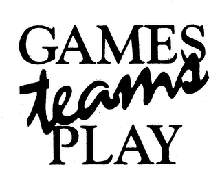 GAMES TEAMS PLAY logo