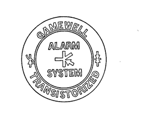 GAMEWELL TRANSISTORIZED ALARM SYSTEM logo