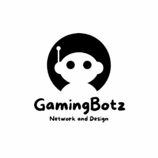GAMINGBOTZ NETWORK AND DESIGN logo