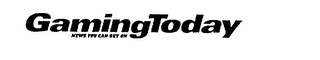 GAMINGTODAY NEWS YOU CAN BET ON logo
