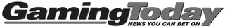 GAMINGTODAY NEWS YOU CAN BET ON logo