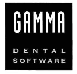 GAMMA DENTAL SOFTWARE logo