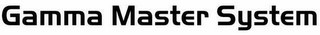 GAMMA MASTER SYSTEM logo