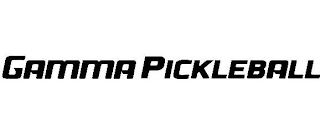 GAMMA PICKLEBALL logo
