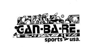 GAN BA RE.  SPORT USA. logo