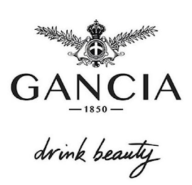 GANCIA 1850 DRINK BEAUTY logo