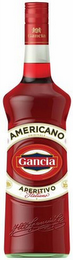 GANCIA AMERICANO ORIGINALE GANCIA APERITIVO ITALIANO F.LLI GANCIA & C logo