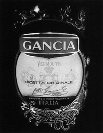 GANCIA VERMOUTH RICETTA ORIGINALE F.LLI GANCIA logo