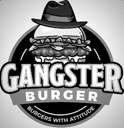 GANGSTER BURGER BURGERS WITH ATTITUDE logo