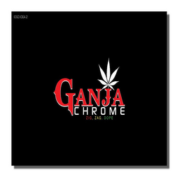 GANJA CHROME ZIG ZAG DOPE logo