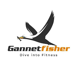GANNETFISHER DIVE INTO FITNESS logo