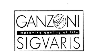 GANZONI SIGVARIS IMPROVING QUALITY OF LIFE logo