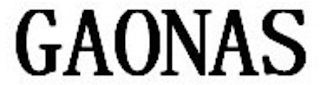 GAONAS logo