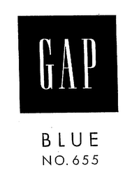 GAP BLUE NO.655 logo