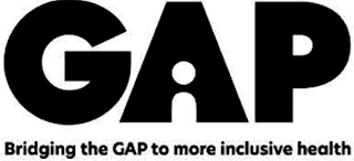 GAP BRIDGING THE GAP TO MORE INCLUSIVE HEALTH logo
