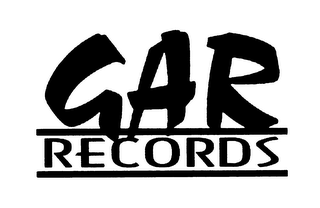 GAR RECORDS logo
