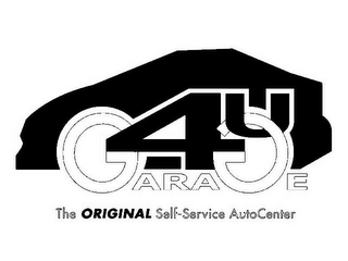 GARAGE 4 U THE ORIGINAL SELF-SERVICE AUTOCENTER logo