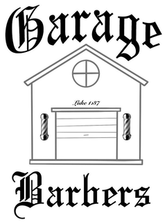 GARAGE BARBERS LUKE 1:37 logo