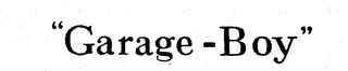 "GARAGE-BOY" logo