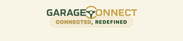 GARAGE CONNECT CONNECTED, REDEFINED logo