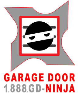 GARAGE DOOR 1.888.GD-NINJA logo