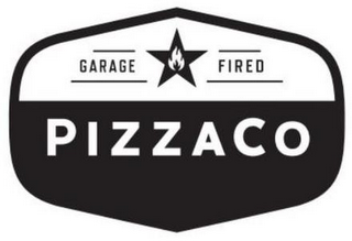 GARAGE FIRED PIZZACO logo