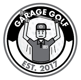 GARAGE GOLF GARAGE GOLF EST. 2017 logo