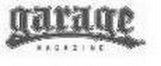 GARAGE MAGAZINE logo
