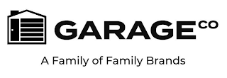 GARAGECO A FAMILY OF FAMILY BRANDS logo