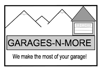 GARAGES-N-MORE, WE MAKE THE MOST OF YOUR GARAGE! logo