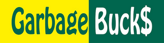 GARBAGE BUCK$ logo