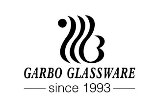 GARBO GLASSWARE SINCE 1993 logo